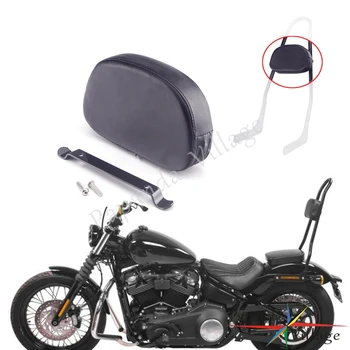 Мотоцикл Sissy Bar Подушка спинки пассажира Задняя подушка для Harley Softail Street Bob Low Rider FXBB 2018-2020 Вертикальная барная подушка