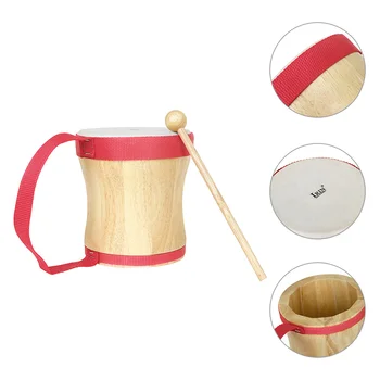 Перкуссия Kinder Maxi Drum Деревянный музыкальный инструмент Ручной деревянный ритм-лог Музыкальные инструменты для взрослых