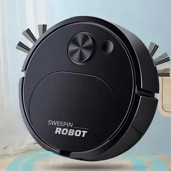  Умный подметальный робот 3-в-1 Беспроводной USB-робот-пылесос Интеллектуальный подметающий волочащий всасывающий робот Машина для уборки пола
