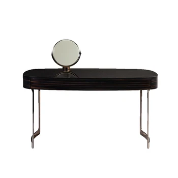 Светлый роскошный стол для макияжа Высококачественная светлая роскошная мебель Итальянский светлый роскошный туалетный столик