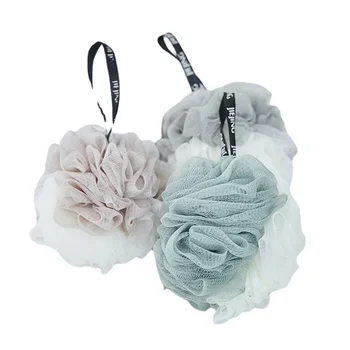 корейский взрослый маленький свежий чистый цвет простая пена для ванны плотный двухцветный прекрасный шарик для ванны цветок для ванны
