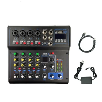 MG8 Профессиональный диджейский цифровой микшер Консоль аудиоинтерфейса 8-канальный звук звуковые карты и микшеры для пения в караоке Речь