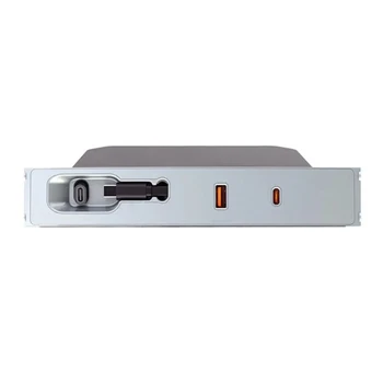 80 Вт PD Тип C Быстрая совместимость с Model 3 Центральная консоль Многопортовая док-станция Перчаточный ящик USB-концентратор Аксессуары R2LC
