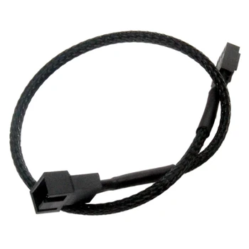 20X PWM Fan Extension Cable - 11,8-дюймовый кабель-удлинитель вентилятора ПК, совместимый с 3-контактными и 4-контактными вентиляторами охлаждения корпуса ATX