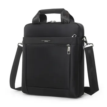 Вертикальная сумка для файлов Водонепроницаемая портативная сумка через плечо большой емкости 12-дюймовая сумка для Ipad в деловом стиле