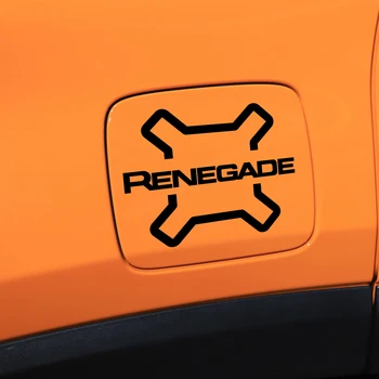 Наклейка на крышку топливного бака автомобиля для JEEP Renegade SPORT LATITUDE UPLAND TRAIlLHAWK JEEPSTER ISLANDER Автоаксессуары Наклейка на виниловую пленку