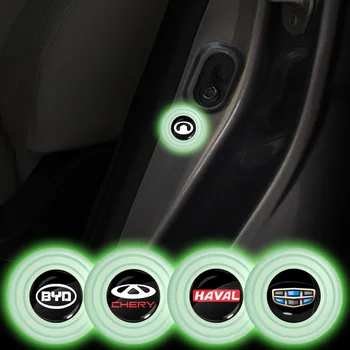 4 шт. Автомобильная дверь Противоударный багажник Флуоресцентный защитный коврик Аксессуары для Honda Civic XR-V HR-V City Accord Odyssey Spirior CRV