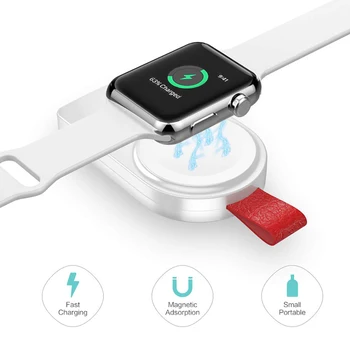 Серия портативных гаджетов Apple Watch с интеллектуальной быстрой зарядкой для беспроводного зарядного устройства с аксессуарами IWatch 3 2 1 654SE