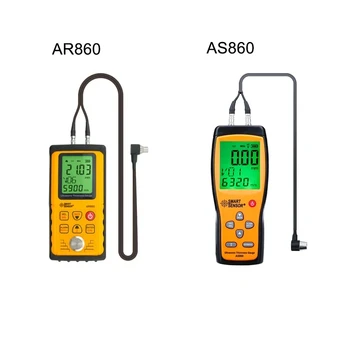 AS860 Цветной ультразвуковой электронный толщиномер с ЖК-дисплеем для продажи