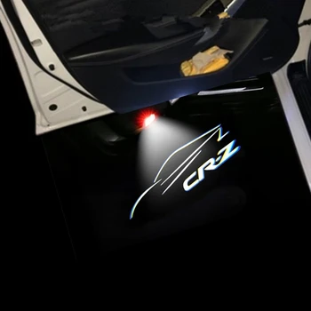2X Светодиодный автомобильный дверной лазерный проектор для Honda CR-Z 2021 2020 2019 2018 2017 2016 2015 2014-2010 Lights Ghost Shadow Lamp Аксессуары