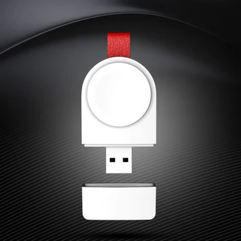 ABS + PC Портативное магнитное беспроводное зарядное устройство USB 9 В для Apple Watch iWatch Series 2/3/4 USB Cgarging Stand