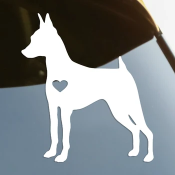 Доберман собака высечка виниловая наклейка на автомобиль наклейка водонепроницаемый авто декор на кузове автомобиля бампер заднее стекло ноутбук выберите размер #S60147
