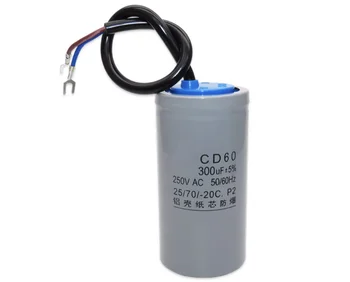 CD60 пусковой конденсатор Пластиковая оболочка/электролизер 450 В 450 В переменного тока 75