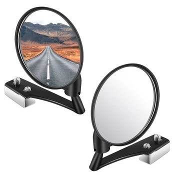 1 Комплект из 2 автомобильных зеркал слепых зон Боковое выпуклое зеркало автомобиля Широкоугольное круглое автомобильное зеркало заднего вида
