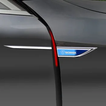 3D Металлический Автомобиль Логотип Флаг Эмблема Значок Наклейки Наклейка Автомобильная Дверь Для Scania K250 K280 K310 K320 K490 SERIE G P S SerieX