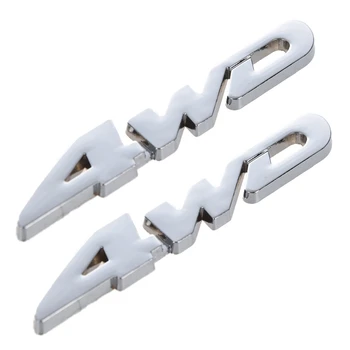 2X 4WD Водоизмещающий автомобиль хромированная эмблема значок автомобиль наклейка логотип