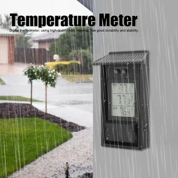 Цифровой термометр Наружный водонепроницаемый измеритель температуры Датчик для садовой теплицы