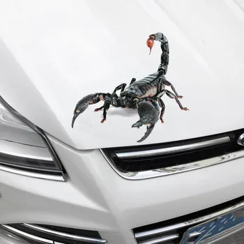 3D Паук Ящерица Скорпион Авто Наклейка 3D Животное Узор Автомобиль Окно Зеркало Бампер Наклейка Декор Водостойкий Высокая Липкость