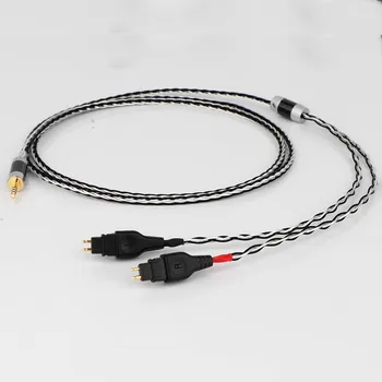 8-жильный сбалансированный чистый посеребренный кабель для наушников Sennheiser HD580 HD600 HD650 HDxxx HD660S HD58x HD6xx