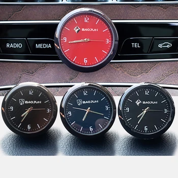 Часы для украшения автомобиля, модифицированный интерьер автомобиля, электронный кварцевый Для Baojun E200 KiWi EV Lechi 310 360 510 530 560 610 630 730