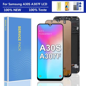6.4 '' Высокое качество для Samsung A30s A307F A307FN A307G A307YN ЖК-дисплей сенсорный экран дигитайзер в сборе для Samsung A30S LCD