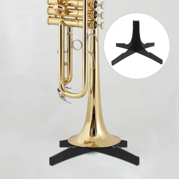 Портативная си-бемоль Стойка для трубы Складной кронштейн Держатель для кларнета Музыкальный инструмент Гобой Пластик