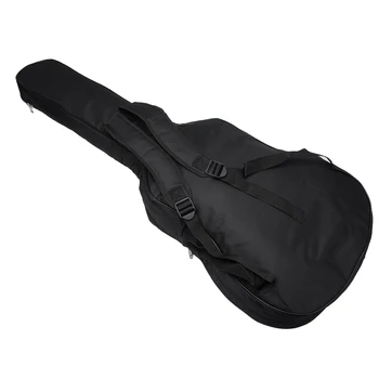  Полноразмерная мягкая водонепроницаемая классическая акустическая гитара Задняя сумка Чехол для переноски Держатель Защитные аксессуары Сумка для гитары