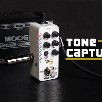 MOOER Tone Capture Гитарная педаль GTR Захват целевого тембра гитары, с регулировкой эквалайзера, 7 слотов предустановки, байпас Ture/Буферный байпас