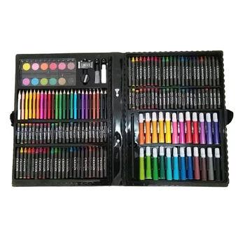 1 Набор Рисование Живопись Художественная коробка Набор Цветные карандаши Портативный Для Детей Дети Начинающие