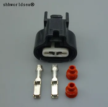 shhworldsea 2pin 2,2 мм автоматическая вилка жгута проводов водонепроницаемый разъем кабеля 7283-1224-30