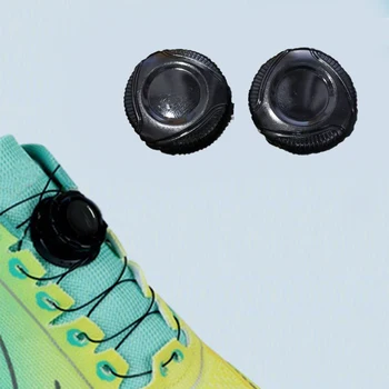 1Пара Качественные ботинки Автоматические шнурки Шнурки с большой поворотной пряжкой Шнурки Без галстуков Взрослые Дети Без галстука Шнурки для обуви Аксессуары для обуви