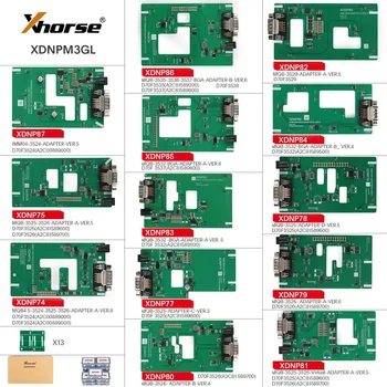 2023 Xhorse MQB48 Без разборки Без пайки 13 Полный набор адаптеров XDNPM3GL