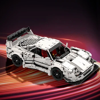 MOC Ferraried F40 Liberty Walk Строительные блоки Набор Классический спортивный автомобиль Суперкар Кирпичи Модель Развивающие игрушки для подарка