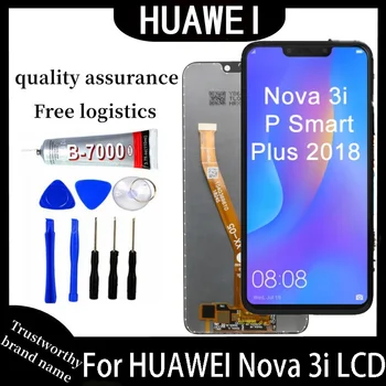 6,3 дюйма для Huawei Nova 3i LCD INE-LX1 DisplayINE-LX2 Замена сенсорного экрана для Huawei P Smart Plus 2018 ЖК-дисплей INE-LX2rDisplay