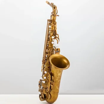 Vintage MARK VI Профессиональный альт-саксофон E бемоль кофейного цвета 1958 г. Французский музыкальный инструмент, вырезающий узор один к одному, альт