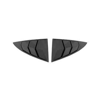 для модели 3 Y Лувр Задний треугольник Пайетки Детали модификации экстерьера, ярко-черный, D