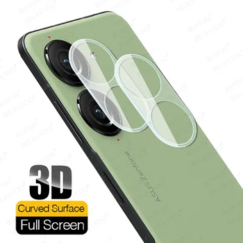2 шт. 3D прозрачный чехол для камеры Asus Zenfone 10 5G Стеклянная крышка задней линзы Zenfone10 Zen Fone 10z AI2302 2023 Защитная пленка для камеры