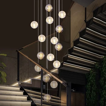 скандинавский домашний декор столовая подвесные светильники внутреннее освещение хрустальная лампа подвесной светильник люстра для гостиной