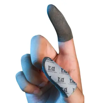  Перчатки для мобильных игр Защита от пота Противоскользящий сенсорный экран Рукав для пальца Дышащая игра Чехол для пальцев для геймера