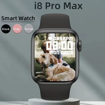 Смарт-часы I8 Pro Max с напоминанием о сообщениях и пользовательским циферблатом для мужчин и женщин - совместимы с телефонами Apple