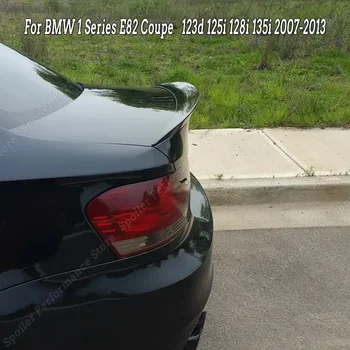 Для BMW 1 серии E82 Купе 123d 125i 128i 135i 2007-2013 MP Стиль Глянец Черный Задний багажник Крыша Спойлер Крыло Авто Аксессуары