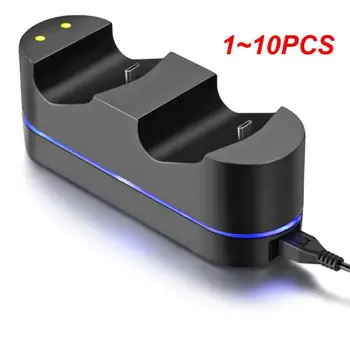 1 ~ 10 шт. Контроллер Snelle PS 4 Opladen Dock Station Двойная подставка для зарядного устройства Met LED Voor Play Station 4