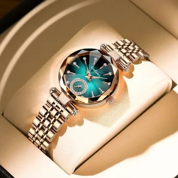 2023 Новый бренд Женские часы Модные стальные женские кварцевые часы Женские часы Известные подарочные часы люксового бренда