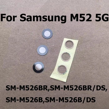 Новая оригинальная задняя камера для Samsung Galaxy M52 5G Стеклянный объектив задней камеры с клейкой наклейкой SM-M526BR