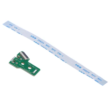 1 шт. для JDS-055/050 USB-порт зарядки Розетка Плата 12-контактный гибкий ленточный кабель с печатной платой Micro USB для контроллера PS4