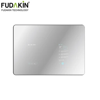FUDAKIN Лучшие цены Волшебное зеркало Полнофункциональный стеклянный телевизор Умный Android Светодиодное зеркало с сенсорным экраном Wi-Fi Blue-tooth