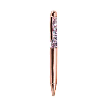 ADWE Luxury 1,0 мм Металлический блеск Блестки Шариковая ручка Пишущие ручки Черный S