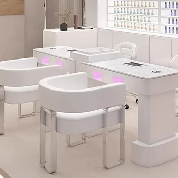 Коммерческий стол Nailtech Современный стол для ногтей Beauty Makeup Nail Station Professional Изысканная мебель для салона Mesas De Manicura CY50NT
