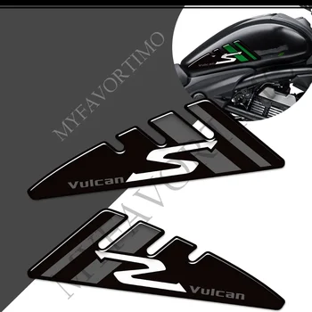 Для Kawasaki VULCAN S VULCAN-S 650 VN650 Подушка бака 2018 2019 2020 2021 Наклейки на мотоцикл Наклейка Комплект мазута Защита колена