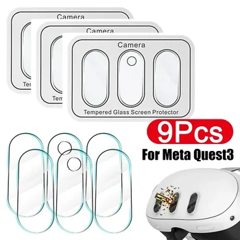Закаленное стекло для Meta Quest 3 VR Гарнитура VR Камера Объектив Протектор Очки VR Host Аксессуары для защиты от царапин Пленка для Meta Quest3